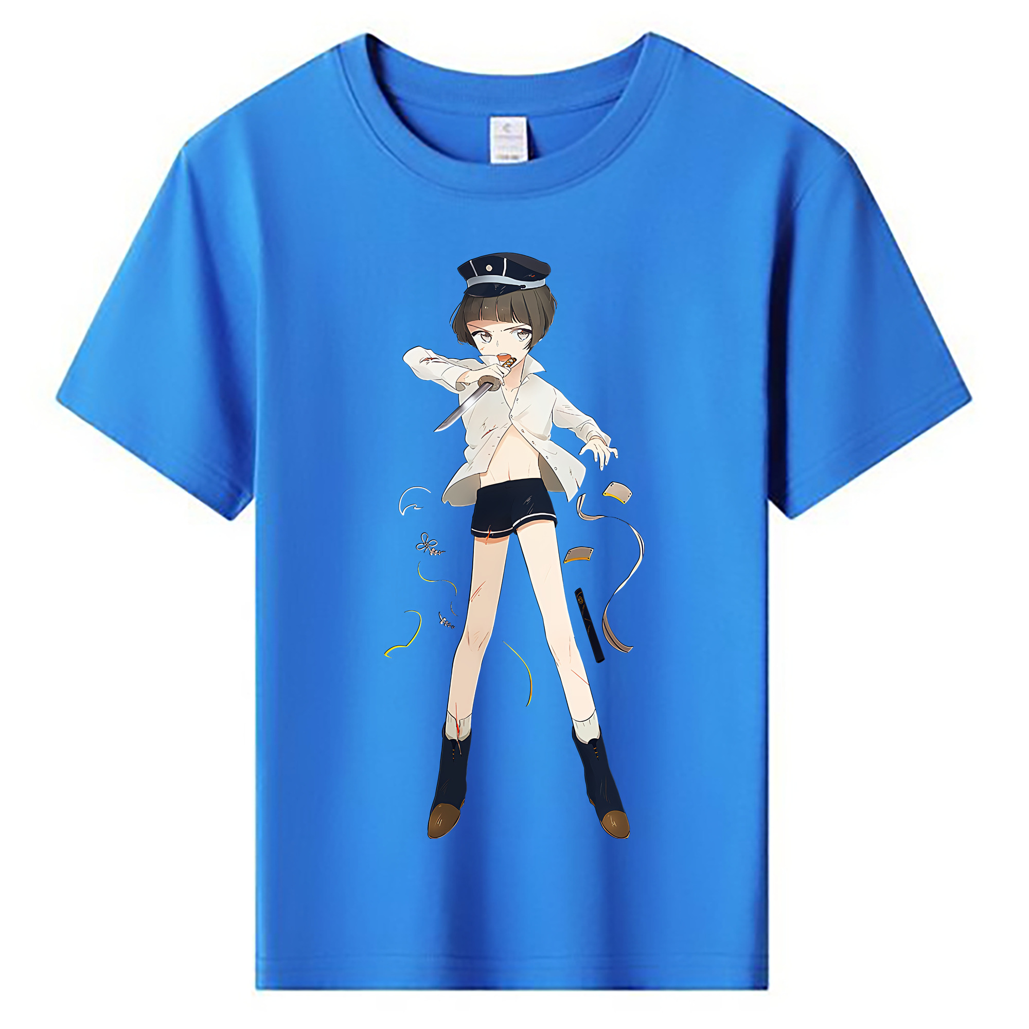 （画像用） 刀剣乱舞 Touken Ranbu 綿100％キッズTシャツ（フロントプリント）